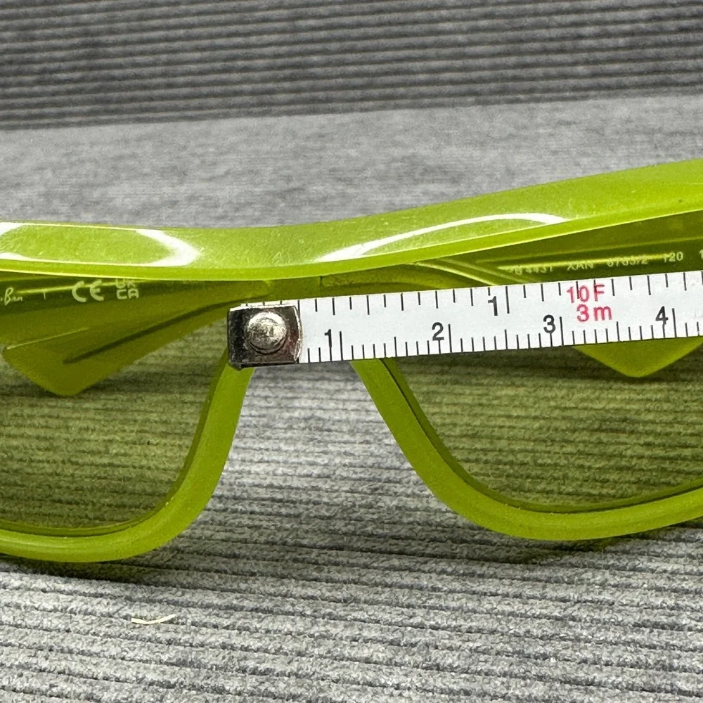 Ray-Ban Xan Sunglasses Lime Green Bio-Based Shield Wrap RB4431 6763/2 120 1N